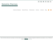 Tablet Screenshot of nataliapiernas.com